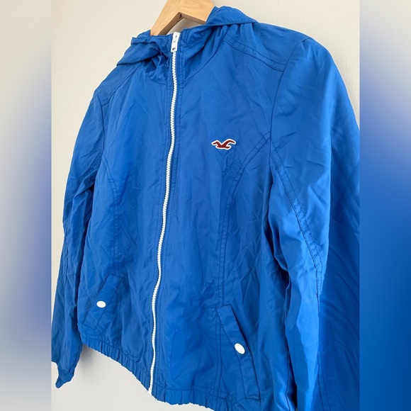 Hollister Medium Windbreaker Athleisure Jacket Versatile Spring Preppy Coat - Picture 2 of 7